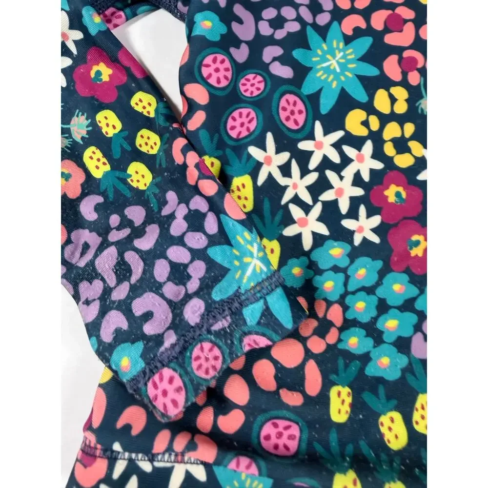 Tea Collection Floral Rash Guard Swim Bundle Size 3